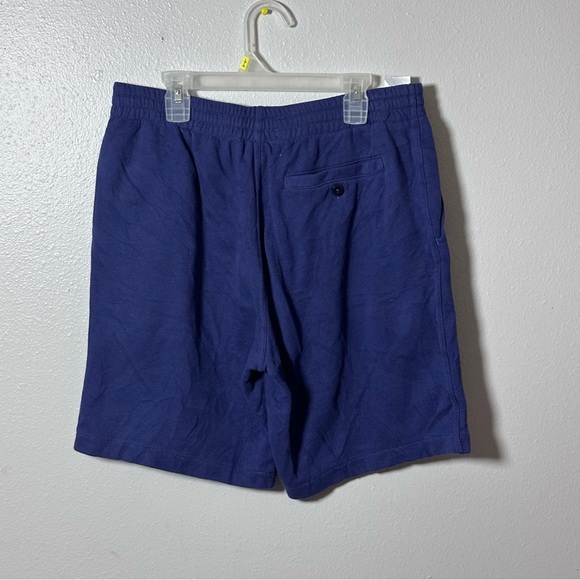 Polo Ralph Lauren Men SweatShorts Blue Polo 1992 Logo Fleece Elastic Waist Small - Picture 5 of 8